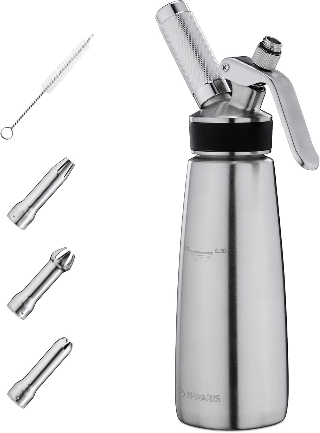 Navaris Sahnespender Edelstahl 500ml